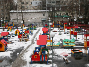 Площадка детского садика ЖК ВЛЮБЕРЦЫ в декабре 2017 года